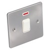 Wall Plate Switch 1‑Gang Light Switch Cover Plate with Indicator