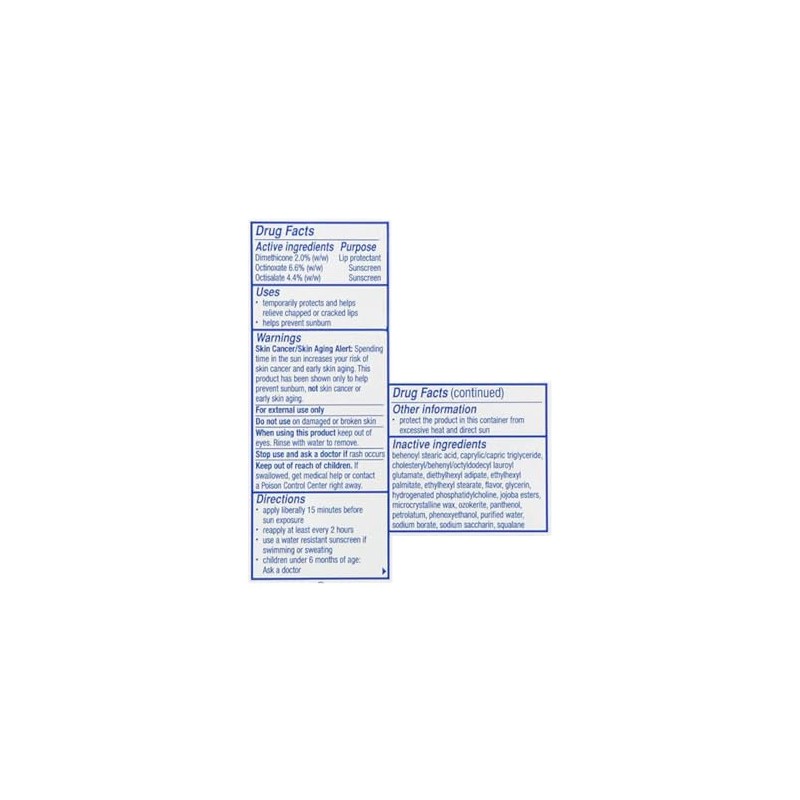 Blistex Bálsamo labial hidratante completo, paquete de 4