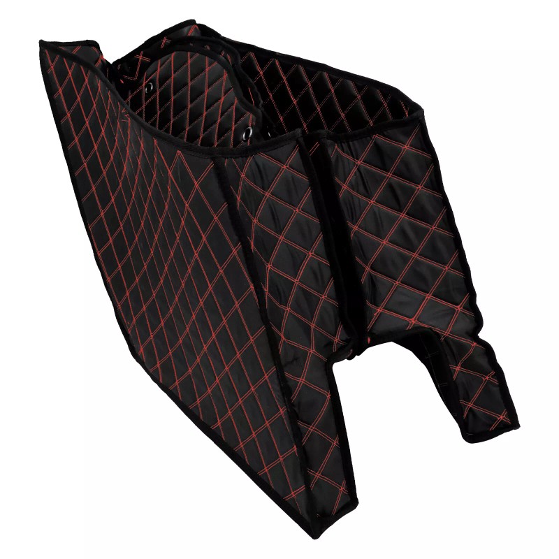 HDBUBALUS 5" Saddlebag Red Line Stretched Bag Inserts For Harley