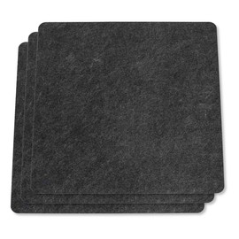 G-Floor Drip & Dry Grey Universal Restroom Mat (2' x 2', 3-Pack) - Features Absorbent Layer with Waterproof Vinyl Backing for Bathrooms, Commodes, and Industrial Settings