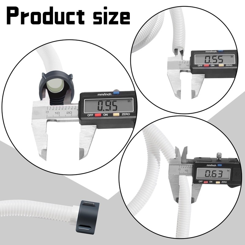 Conderyang Dehumidifier Drain Hose 3/4 Inches FHT Connection with Rust-Resistant