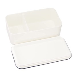 Takenaka RETRO Moda Retro Moda Square Wide Lunch Box, Navy, 31.2 fl oz (940 ml)
