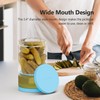 ForTidy Glass Pickle Jar with Strainer Flip for Pickle Lover
