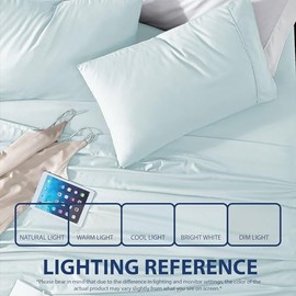 90GSM Soild Sheet Set Twin Aqua                                                                                                                       