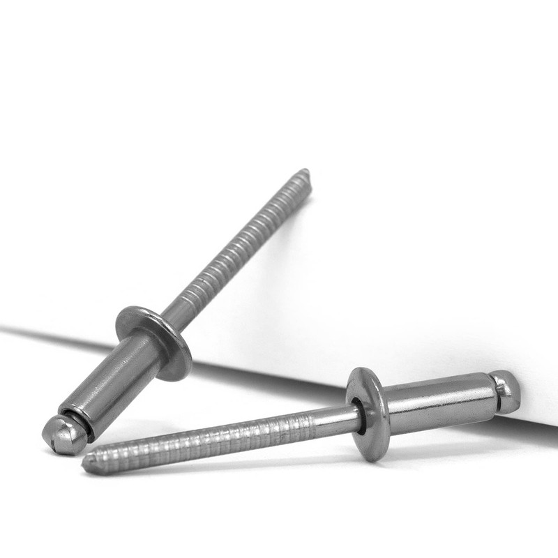 Blind rivets with flat head according to DIN 7337 /