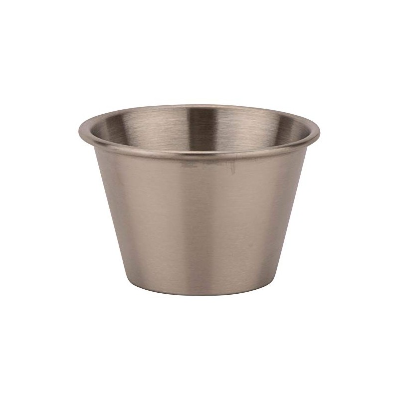 2.75" Round Stainless Steel 4 oz. Condiment Cup, Clipper Mill