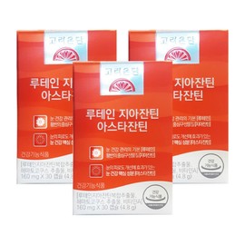 Korea Eundan Lutein, Zeaxantn, Astaxantn 160mg x 30 capsules (3 months supply) 3 boxes  / 고려은단 루테인 지아잔틴 아스타잔틴 160mg x 30캡슐 (3개월분) 3박스