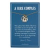 Doodle Beads Compass Necklace, Sure Compass 16" + 1" Extender
