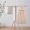 Nature Smile Wooden Pants Skirt Hangers, Smooth Finish Solid Wood