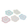 5pcs Nail Art Palette High Transparency Double Sided Thick Flower