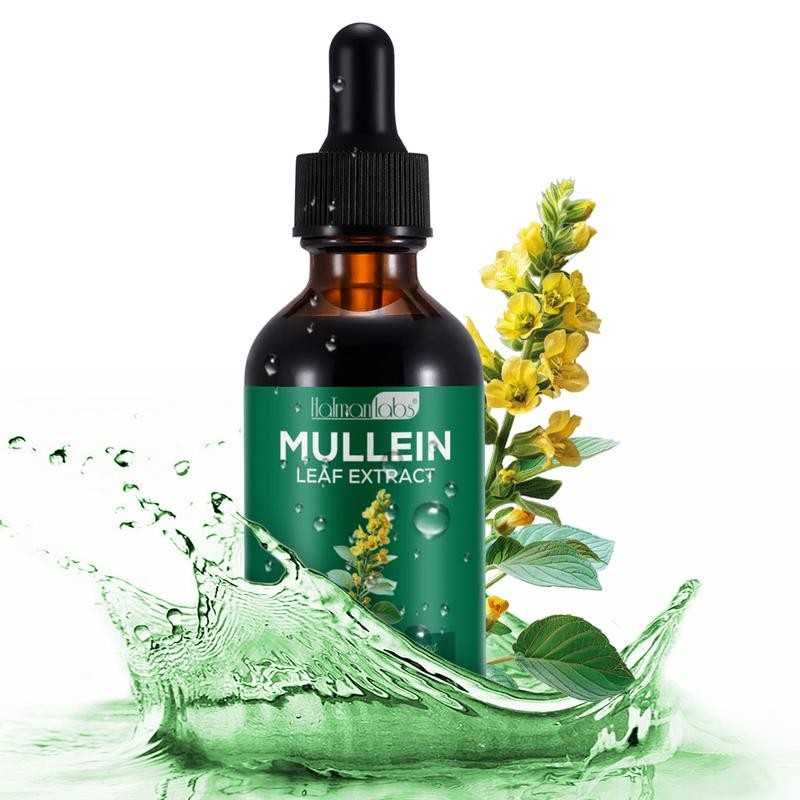 Hatmanlabs Mullein Leaf Extract - Mullein Drops for Lung -