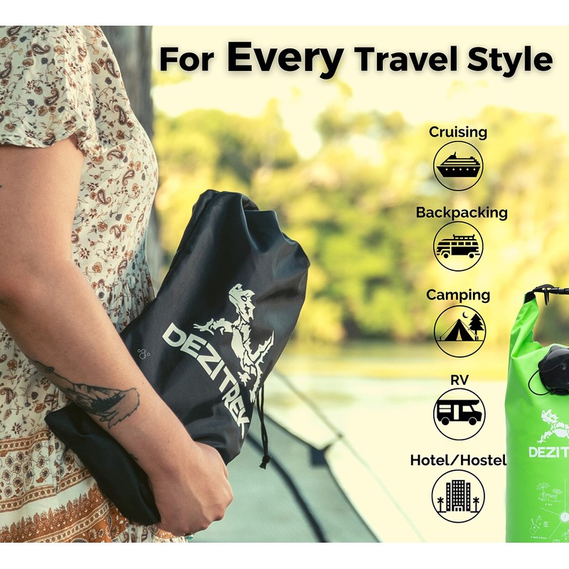 Dezitrek All in One Hand Wash Bag and Plunger Set