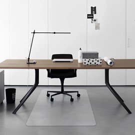 Naturehydro Large Office Chair Mat for Hardwood Floor - 53" x 45" Plastic Rolling Chair Mat for Hard Wood Tile Floor Protection, BPA and Phthalates Free (Rectangle)