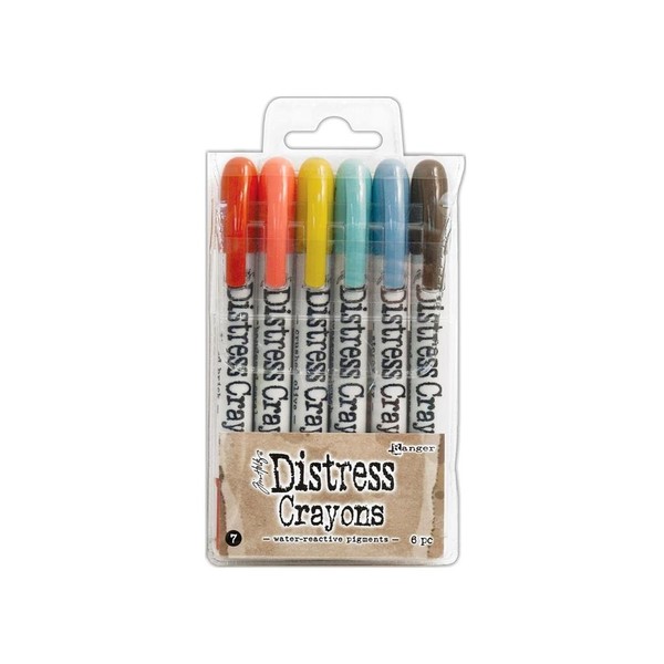 Ranger TH THoltz Distress Crayons Set 7, 7 Count (Pack of 1)