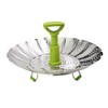 Stainless Steel Vegetable Steamer Basket, Collapsible Steamer Inserts with Anti-hot