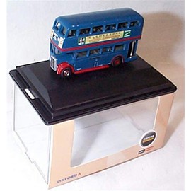 Oxford Regent RT Bus Browns Blue double decker bus vehicle 1:148 N gauge scale diecast model