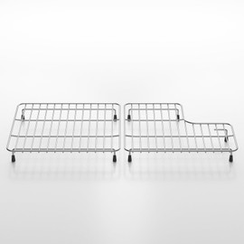DPZM 29.12''x14.7'' 6489 Sink Rack K-6639-ST Whitehaven Bottom Basin Racks For Kohler K-6488 Bottom Basin Racks Includes Right&Left with Stainless Steel 6488 Farmhouse Sink Protectors compatible