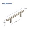 JOY DECOR 30 Pack 5 Inch Cabinet Pulls, 3 Inch