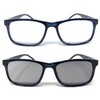 The Transformer Photochromic Reading Glasses + 3.00 Blue with Smoke