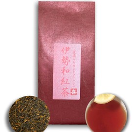 Isecha Japanese Black Tea Leaf [Slightly Feeling Natural Sweetness] 3.5 oz (100 g) Red Ise Winter Autumn Delicious Tea Japanese Tea Mie Prefecture Organic Cultivation Confectionery Commercial Use