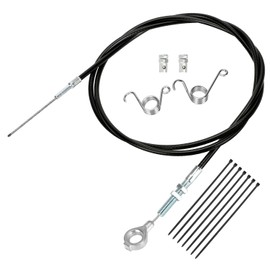 HIAORS 71 inch Throttle Cable for Go Kart Predator 212cc 196cc GX160 GX200 6.5hp Manco 8252-1390 ASW Kandi Yerf Dog Go Cart Parts with Throttle Pedal Brake and Return Spring Cable Stops