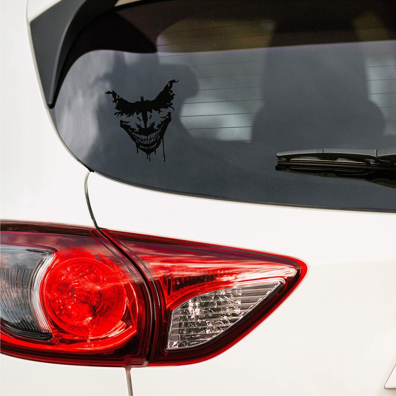 Joker Sticker Decor Film Car Sticker K076 (Matte Black, 10