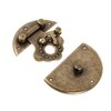 Operitacx Necklace Box Lock Bronze Box Buckle Furniture Accessory Strong