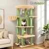 Globlazer Cactus Corner Cat Tree Tower with Scratching Post for