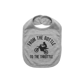 Ebenezer Fire Apparel Dirt Bike Bib/From The Bottle To The Throttle/Motorcycle Bib/Super Soft/Sublimated Design (GREY)