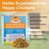 Herb and Flower Supplement for Backyard Chickens Natural Chicken Treats
