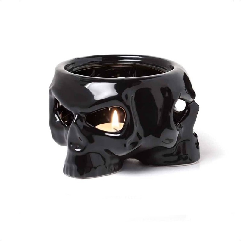 Alchemy Cup Warmer Skull Black / White