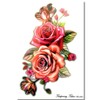 EROSPA® Temporary Tattoo Sheet – Stickers Flowers Motif – Roses