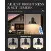 Solar Powered Barn Lights Outdoor, Dusk to Dawn 12.4" Outdoor