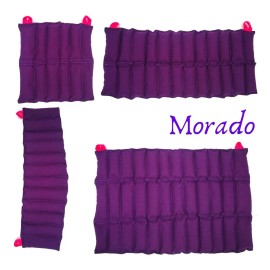 Kit De 5 Compresas Terapéuticas De Semillas Morado