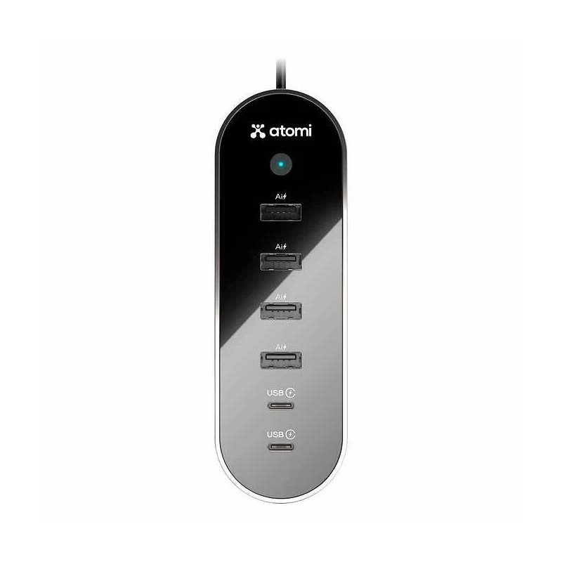Atomi 40W Multi Port Device Car Charger 2Pk Charge 6