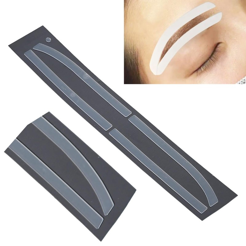 12 Pairs Airbrush Stencils Eyebrow Microblading Airbrush Eyebrow Models for