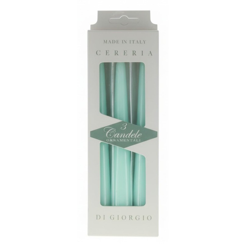 Cereria Di Giorgio - 3 Candele Coniche Laccate - Ø