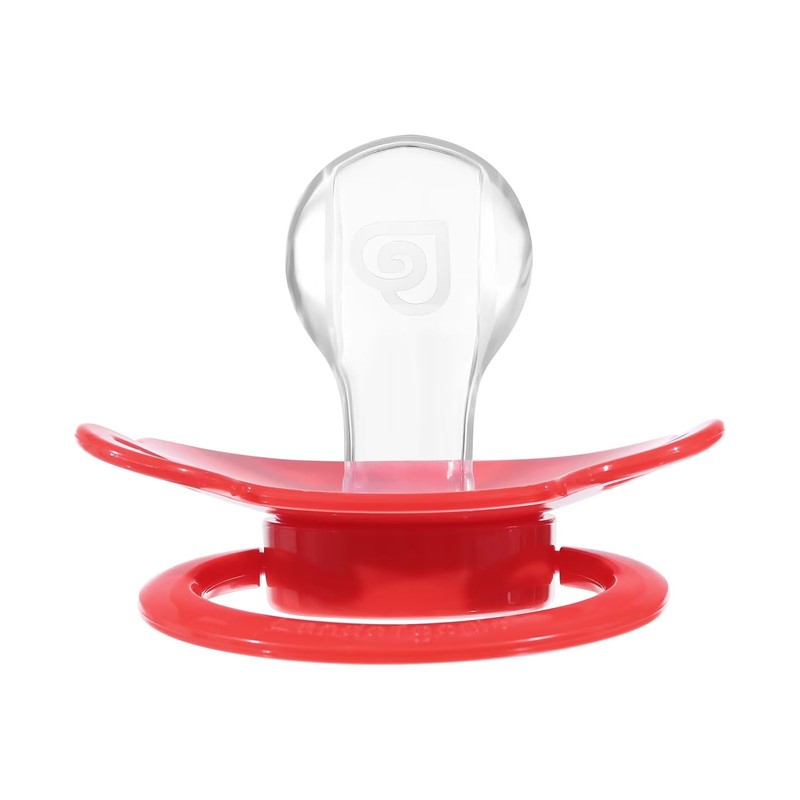 Landofgenie Adult Size Dummy Large Teat Shield Dummy Red