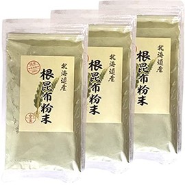 Health Food Domestic Root Kelp Powder, 3.5 oz (100 g) x 3 Bags, Sugamo Teahouse Sannenen