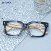 Zeelool Stylish Rectangle Blue Light Blocking Glasses for Men TV