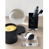 Kartell Boxy Zahnbürstenhalter, Plastik, Klar, 10.5 x 10.5 x 2.5