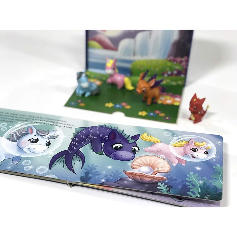 Phidal Français The Unicorn Friends Mini Figures