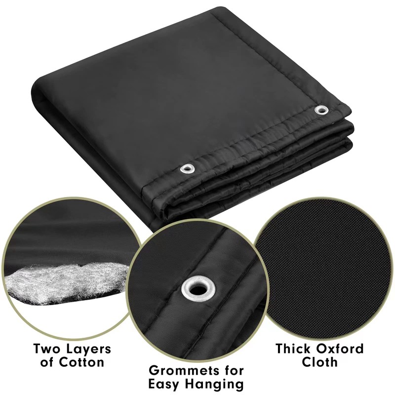 CADARA Fireplace Blocker Blanket Stops Overnight Heat Loss, Fireplace Draft