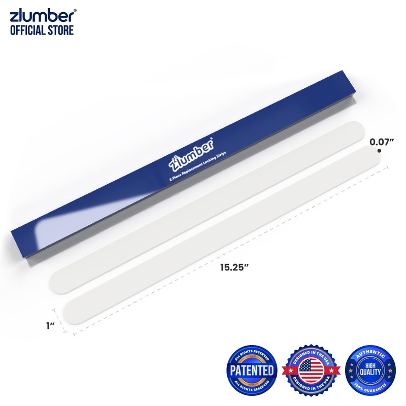 Pack of 2 Replacement Strips for The Zlumber Lock |