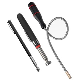 Magnetic Telescopic Rod, Flexible, Pack of 3 Magnetic Rod, Telescopic Tool, Flexible Magnetic Lifter, Telescopic Magnet Rod Magnet, Extendable Magnetic Rod, Flexible Magnetic Pick Up Magnetic Rod