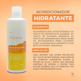 Acondicionador Hidratante Protector De Color Bizenza 220 Gr