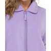 Undercover Ladies Zipped Soft Fleece Dressing Gown LN730 Lilac 22-24