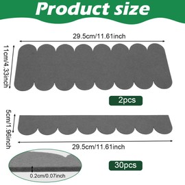 RANJIMA Dachpappe für Vogelhaus, 32 Stück Dachpappe Selbstklebend, Filz Dachfolie Selbstklebend Wasserdicht Mini Dachschindeln für Vogelhaus, Gartenhaus, Nistkasten, Hasenstall, Insektenhotel, Grau