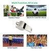 Giveet 2PCS Metal Whistle with Sports Referee Card Set, Red