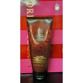 The Body Shop NEW The BODY Shop MERRY CRANBERRY Hand Cream 3.3 oz 100mL RARE